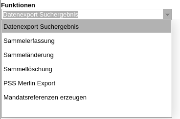 Dialog Sammelerfassung Dräger ZMS Florix Hessen